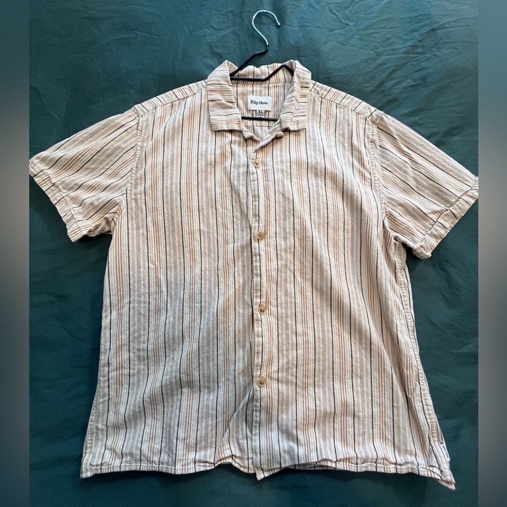 Rhythm Short Sleeve Button Up Shirt